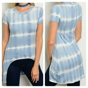 [Last 3] LAST DAY Blue Tie-Dye Blouse